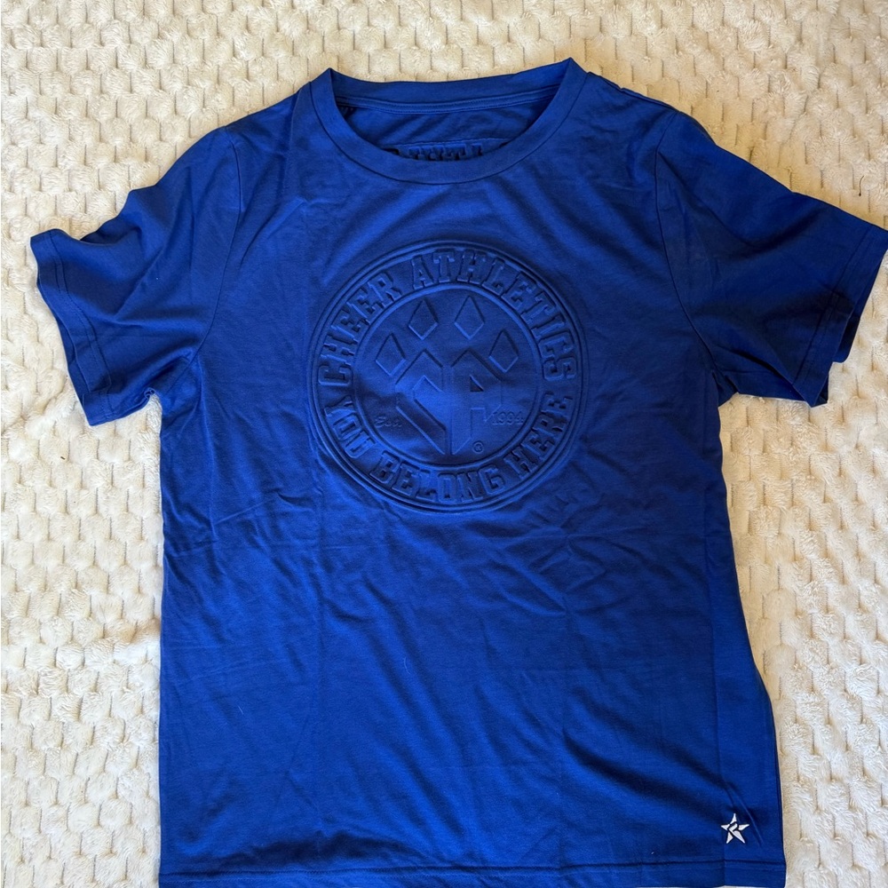 Cheer Athletics CA t-shirt made by Rebel size AL. EUC